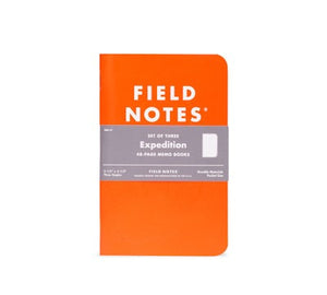 Field Notes Expedition Edition 3-Pack (Dot-graph, waterproof)