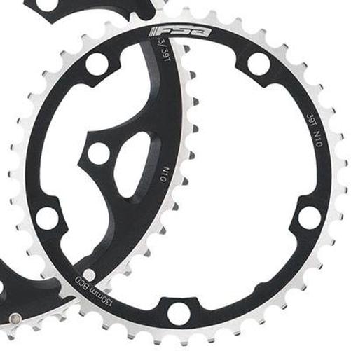 FSA Pro Road Triple Chainring - 39t, 130 BCD, Aluminum, N-10, Black ...