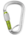 Edelrid HMS Bruce Steel Screw FG Locking Carabiners