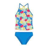 Speedo Printed High Neck Tankini Set