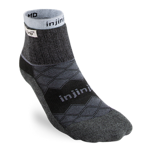 Injinji Men's Liner + Runner Mini-Crew Socks