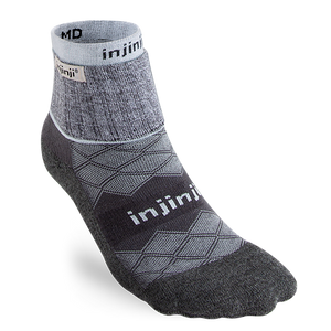 Injinji Women's Liner + Runner Mini-Crew Socks