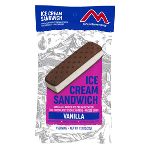 Mountain House Vanilla Ice Cream Sandwich - Ascent Outdoors LLC