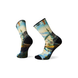 Smartwool Hike Light Cushion Mountain Print Crew Socks