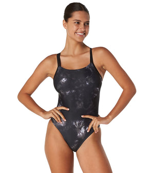 Speedo Printed Volt Back 1Pc Women's