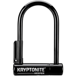 Kryptonite Keeper U-Lock - 3.25 x 6", Keyed, Black, Includes bracket