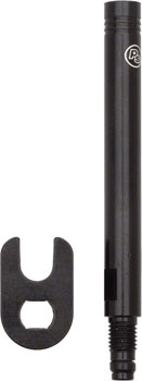 Problem Solvers Presta Valve Extender: Removable Core 50mm Black - Ascent Cycles