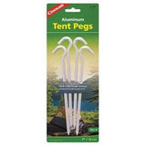 Colghans ALUM HOOKED TENT PEG 7" 4 PK - Ascent Outdoors LLC